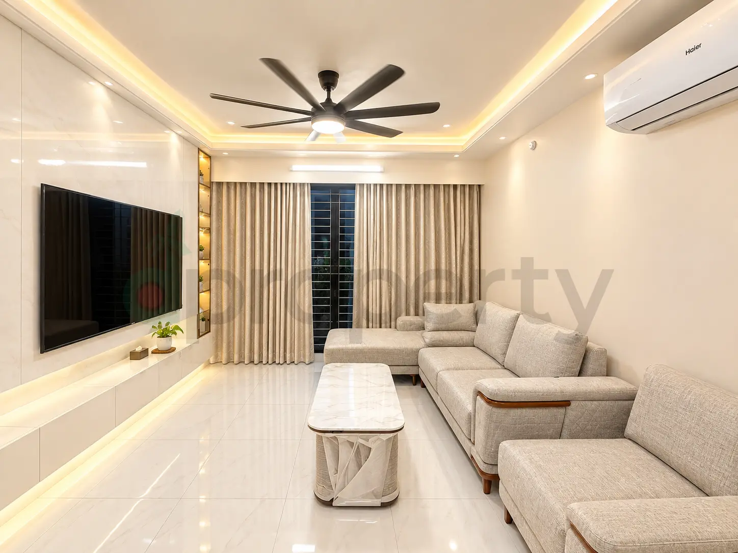 2500 SFT Brand New Corner Fully Furnished Apartment Rent at 2nd Floor Uttara